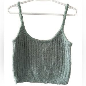 🛍️3/$15 Aeropostale soft knit sage tank